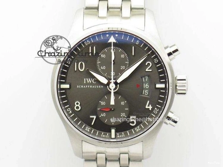 MIROTIME 0104 EasyMatch Aquatimer Automatic IW329004 V6F 1:1 Best Edition Blue Dial On SS Bracelet MIYOTA 7224